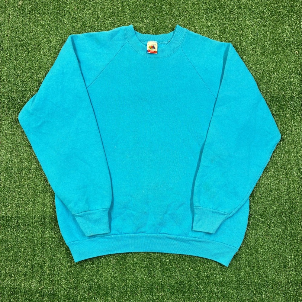 Vintage 90s Fruit of the Loom Blank Crewneck Sweatshirt